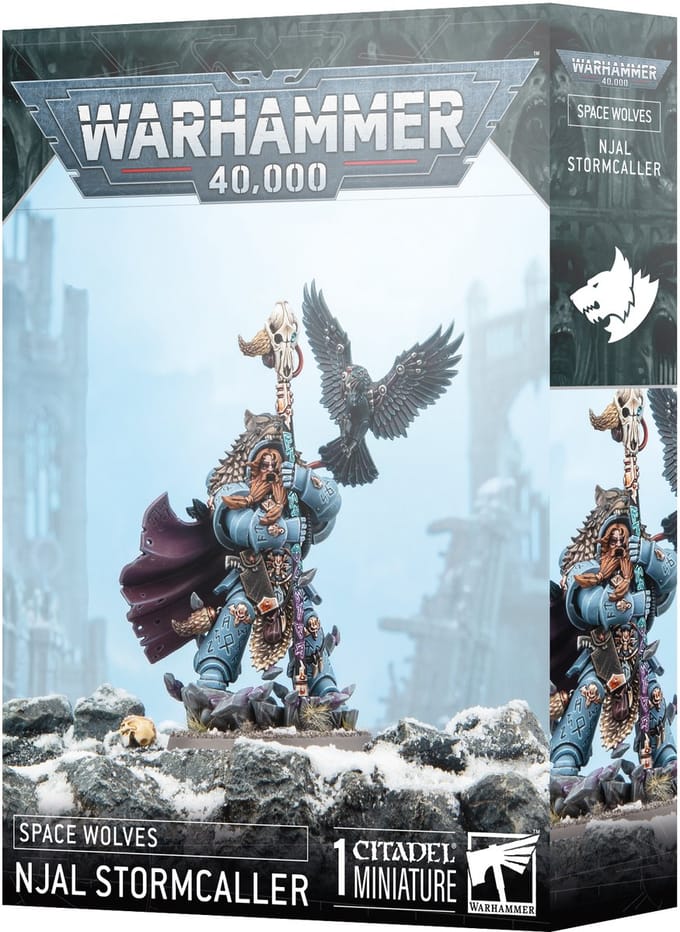 Beeldje Games Workshop Warhammer 40k - Space Wolves Njal Stormcaller (2025)