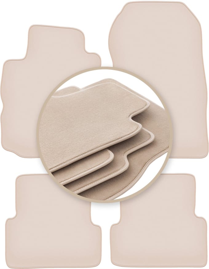 PREMIUM beige matten voor: Renault Modus minivan 2004-2012