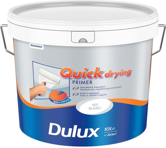 Dulux - Quick Drying Primer - Wit - 10 L