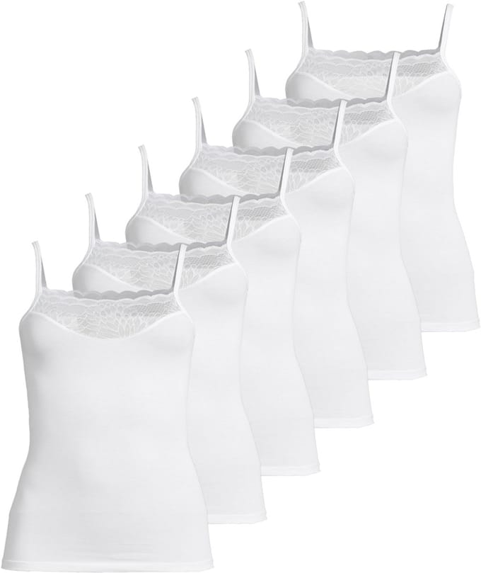Conta Dames spaghettitop 6 pack Modal