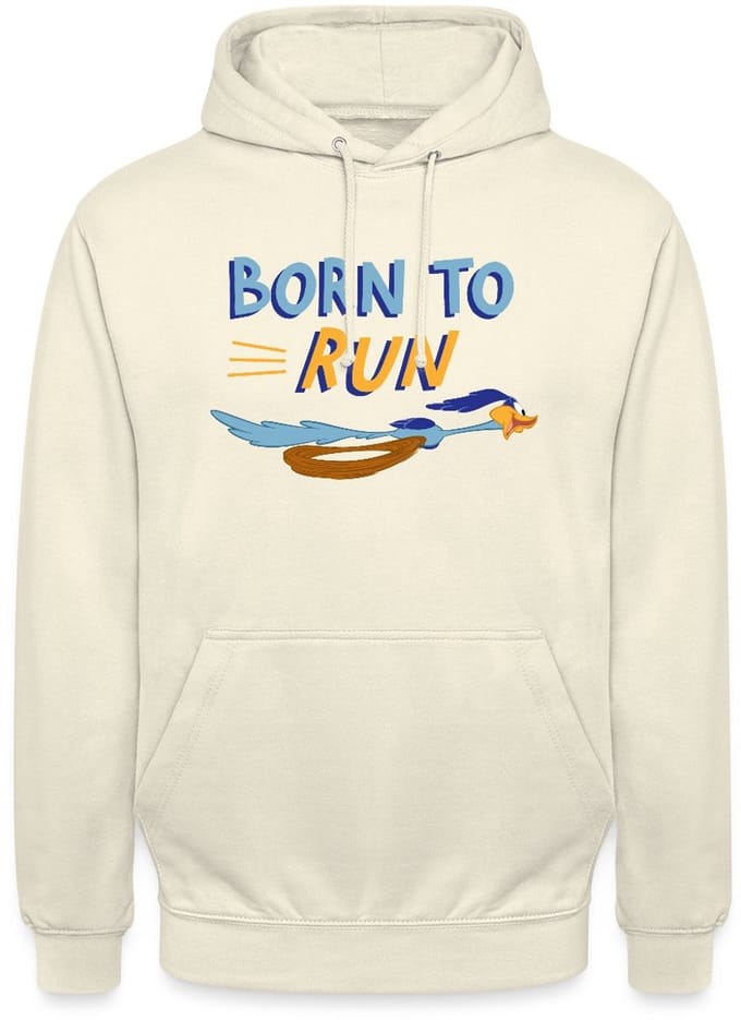 Looney Tunes Road Runner Born To Run Hoodie Unisex