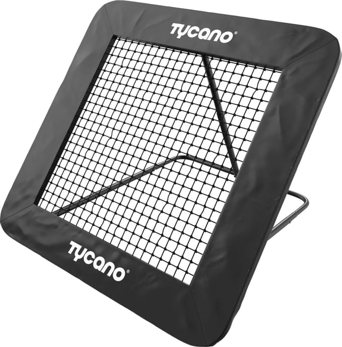 Tycano Verstelbare Rebounder - 84 x 84 cm - Voetbaldoel - Kickback - Voetbal Bouncer - Tchouk