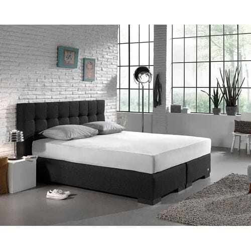 Dreamhouse Hoeslaken Katoen - Wit - 160/180 x 200 cm - Perfecte pasvorm voor uw matras door de speciale jersey stretch.