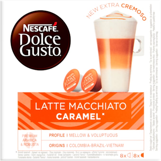Dolce Gusto koffiecups caramel