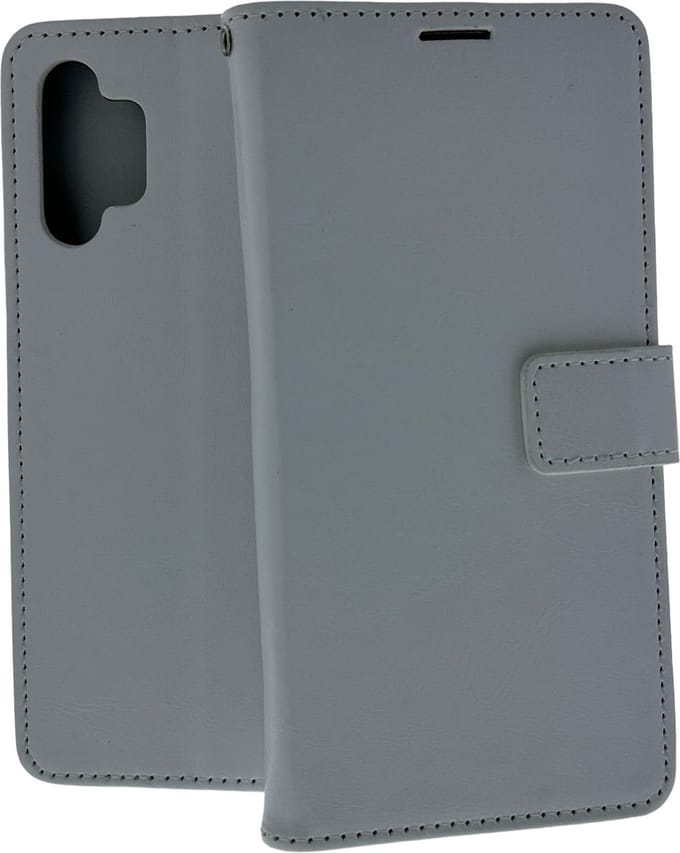 Portemonnee Book Case Hoesje Geschikt voor: Samsung Galaxy A32 4G - Wit