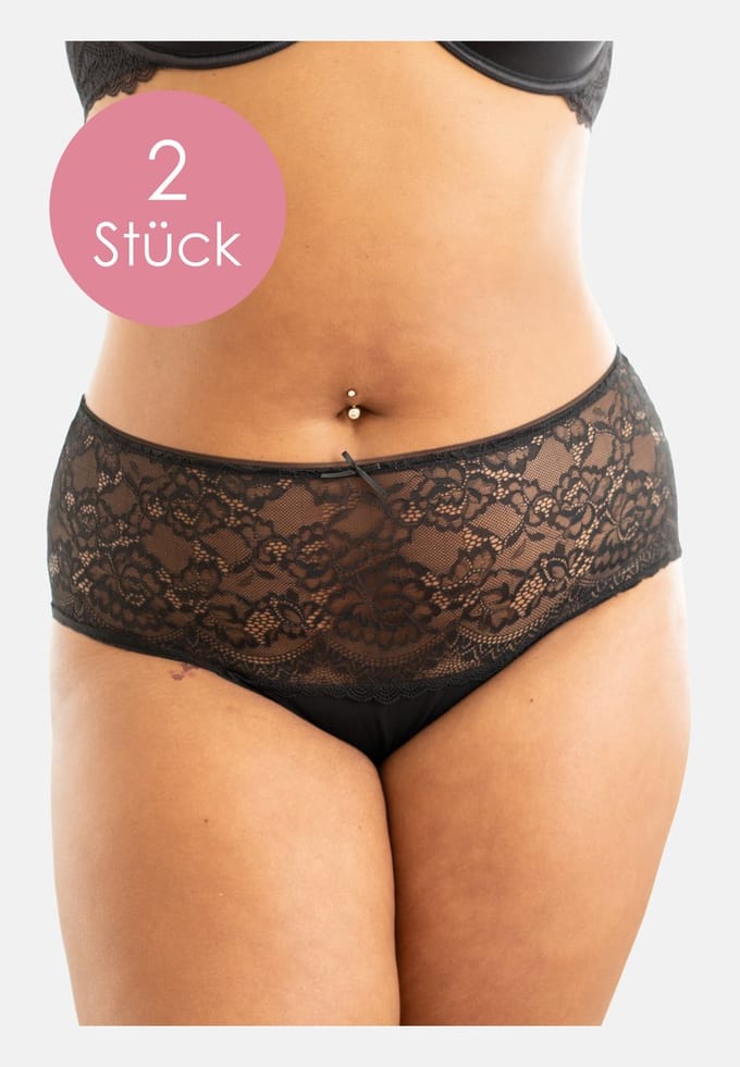 High-Panty-Set LACE BASIC 2ER SET