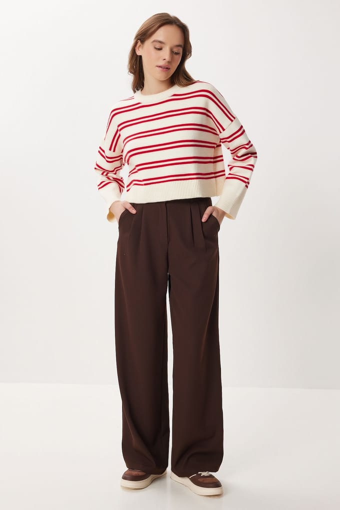 Hoge Taille Wijde Pantalon