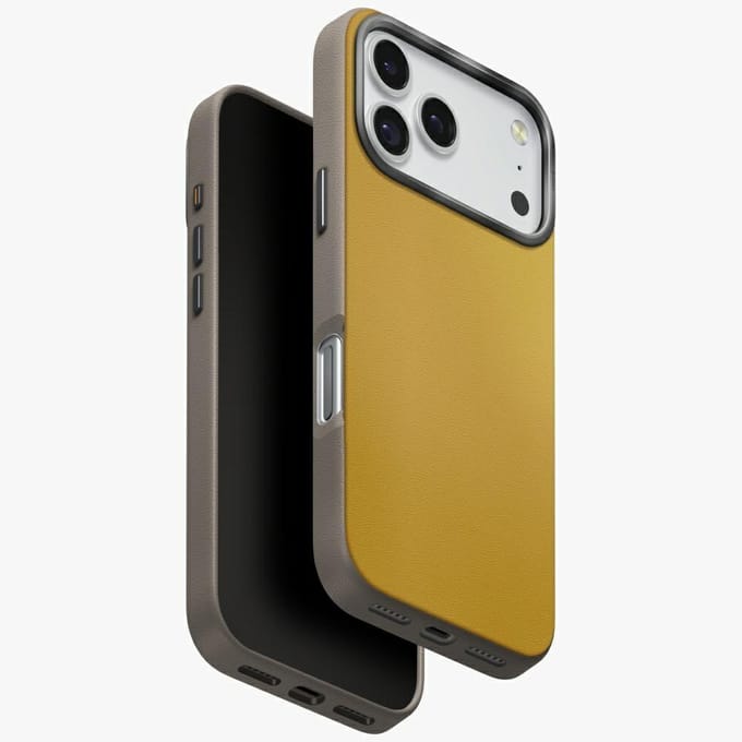 Hoesje Voor Iphone 17 Pro Uniq Lyden Ds - Magclick, Geel-Grijs, Behuizing, Case