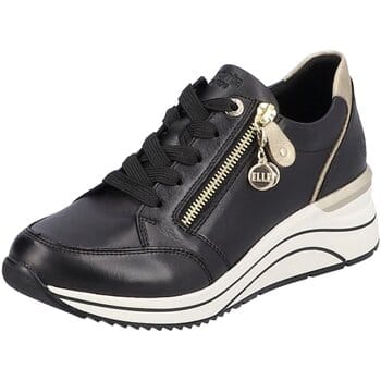 Remonte Remonte Wedge Sneakers zwart Synthetisch