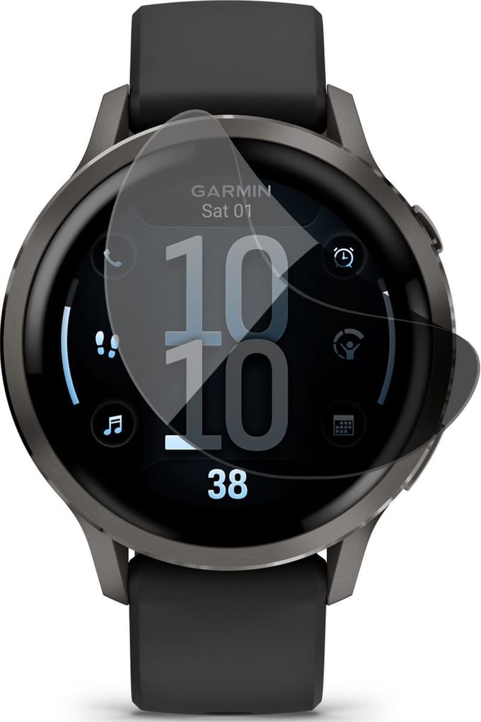 Privacy Screenprotector geschikt voor Garmin Venu 4 45mm - 1x FlexGuard Screen Protector