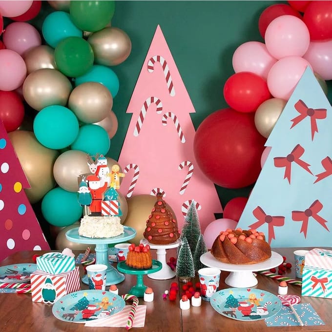 Papieren servetten candy cane - kerst - kerstmis - 20 servetten