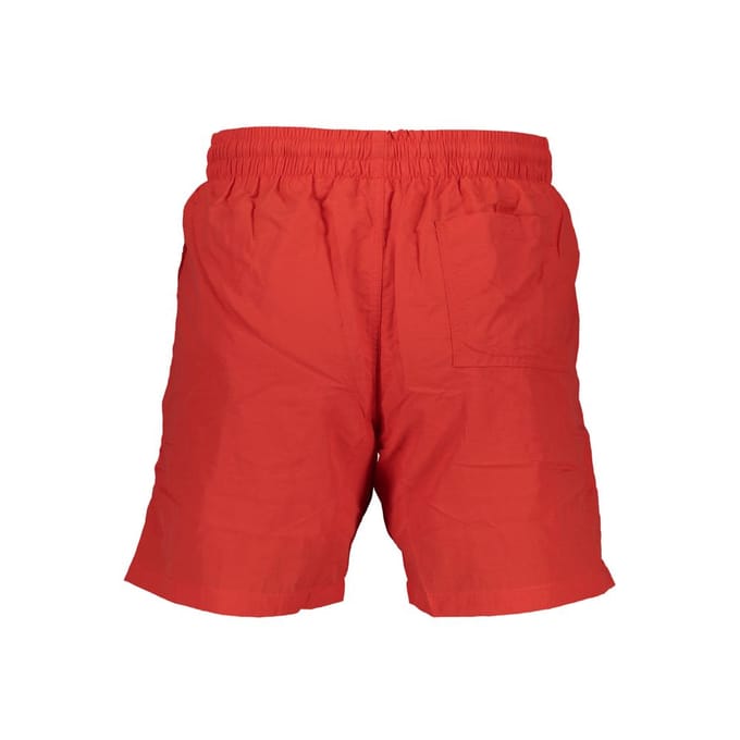 Noorwegen 1963 Rosso Poliammide Heren Zwem Boxer
