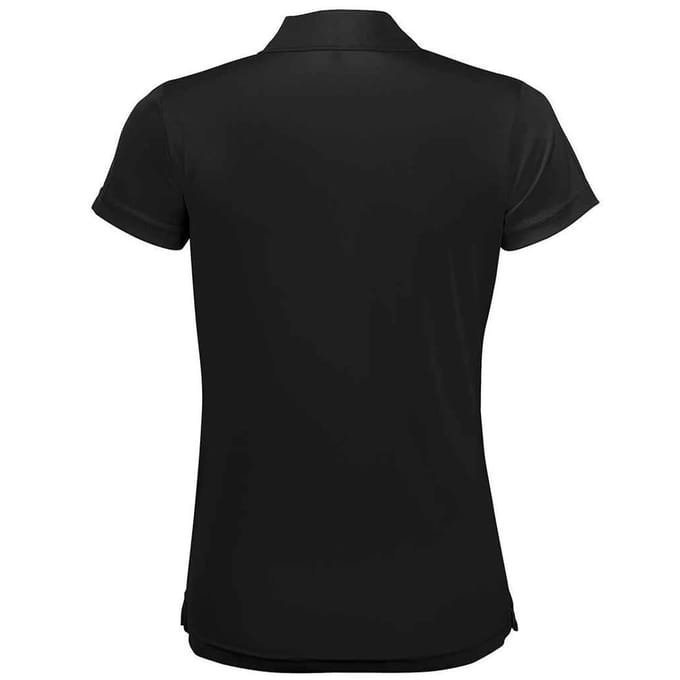 SOLS Performer sportpoloshirt voor dames/dames (Zwart)