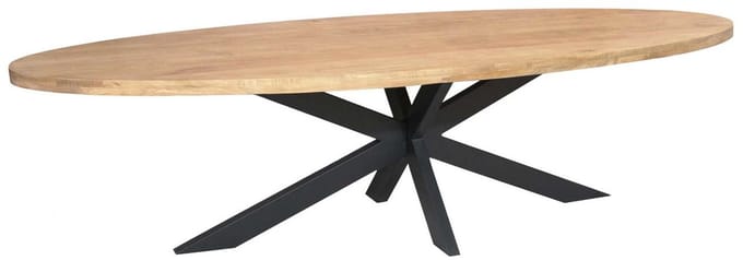 Starfurn - Eettafel Dakota - Bruin - 120x300x76 cm