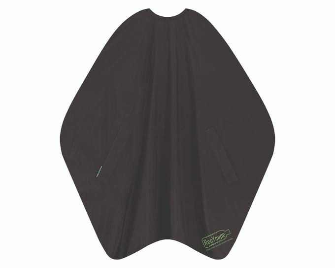 Trend-Design RecYcape Nano Kapmantel met dubbele haaksluiting Zwart 135x150cm