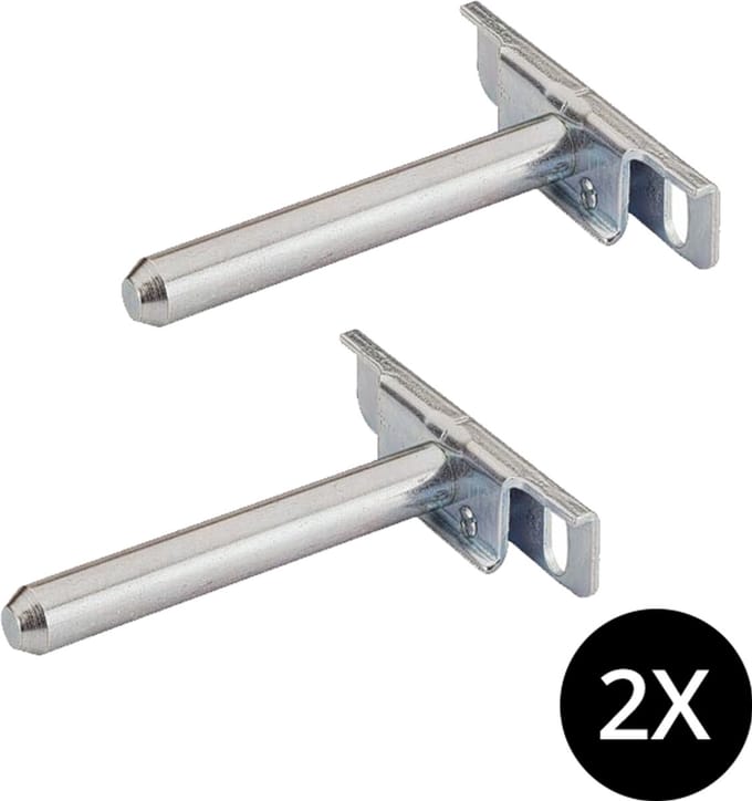 2x 'Titan 2' plankdrager voor wandplank