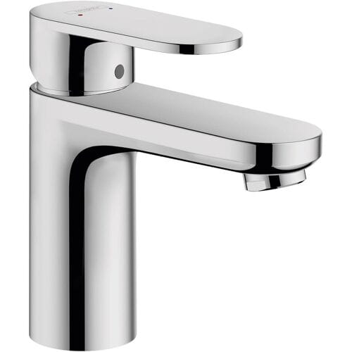 Hansgrohe Vernis Blend 1 greeps wastafelkraan 100met - trekwaste - hoogglans chroom