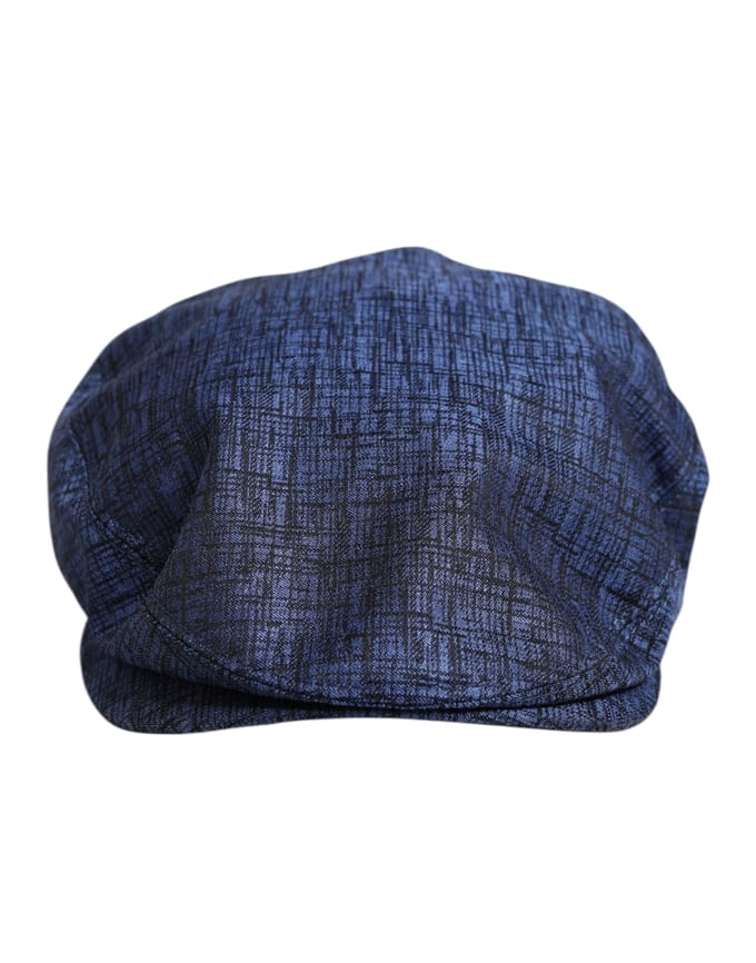 Dolce & Gabbana Blauw Katoen Stretch Newsboy Pet