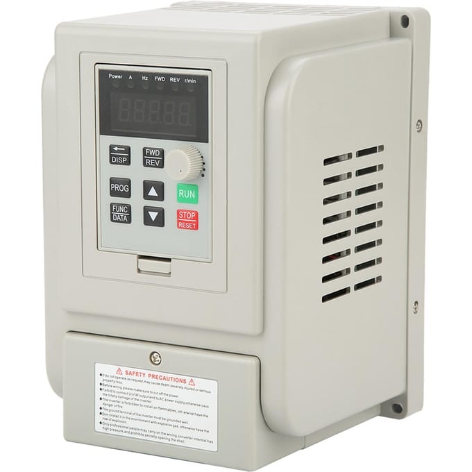 220VAC Variabele Frequentie Aandrijving Snelheidsregelaar voor Eenfase 1.5kW AC Motor zwart