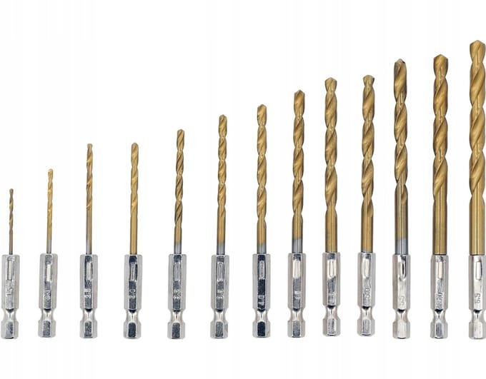 Sthor HSS Metaalborenset 13-delig Inbus 1/4"