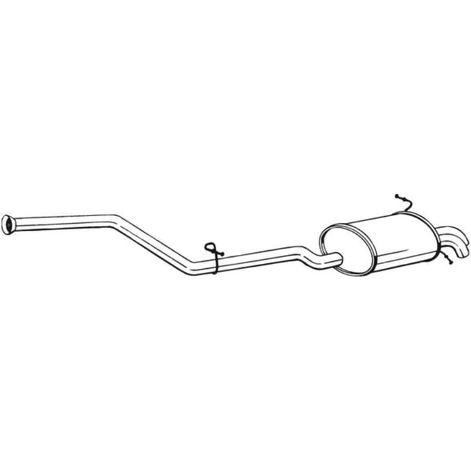 Geluiddemper achter BOSAL 286-057