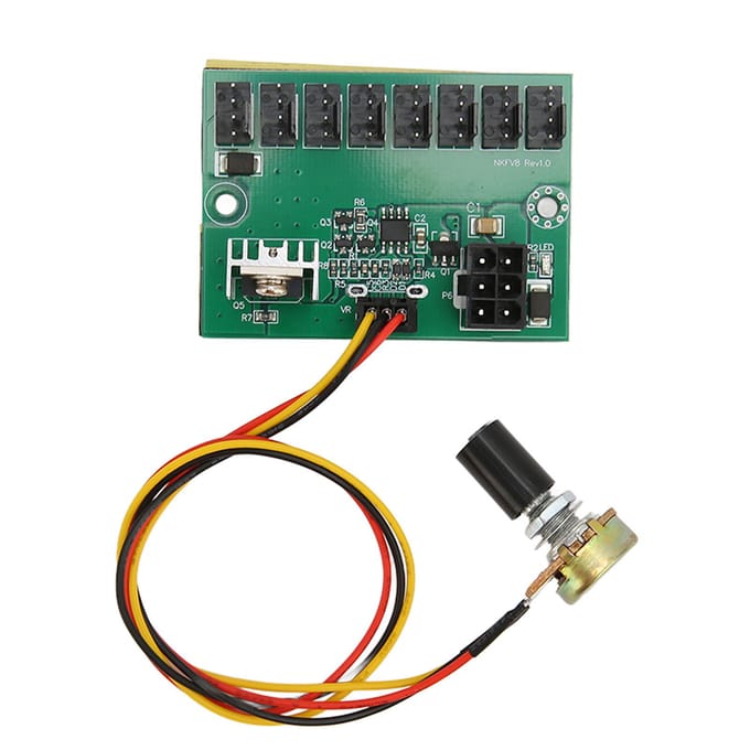 PC Ventilator Hub 2 Pin 3 Pin 4 Pin Ventilator Adapter PWM PC Behuizing Koelventilator Hub Spanningsregelaar 8-Weg