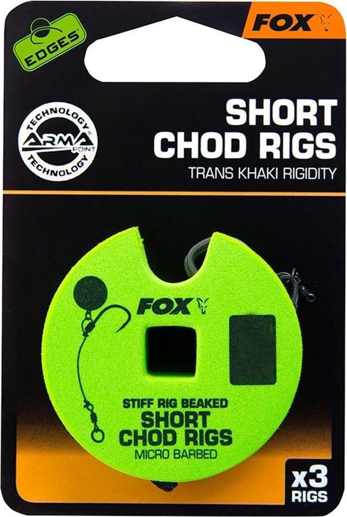"Fox Edges A.Point Beaked Chod Rig Short - Barbless - 25lb - Mt 8 - "