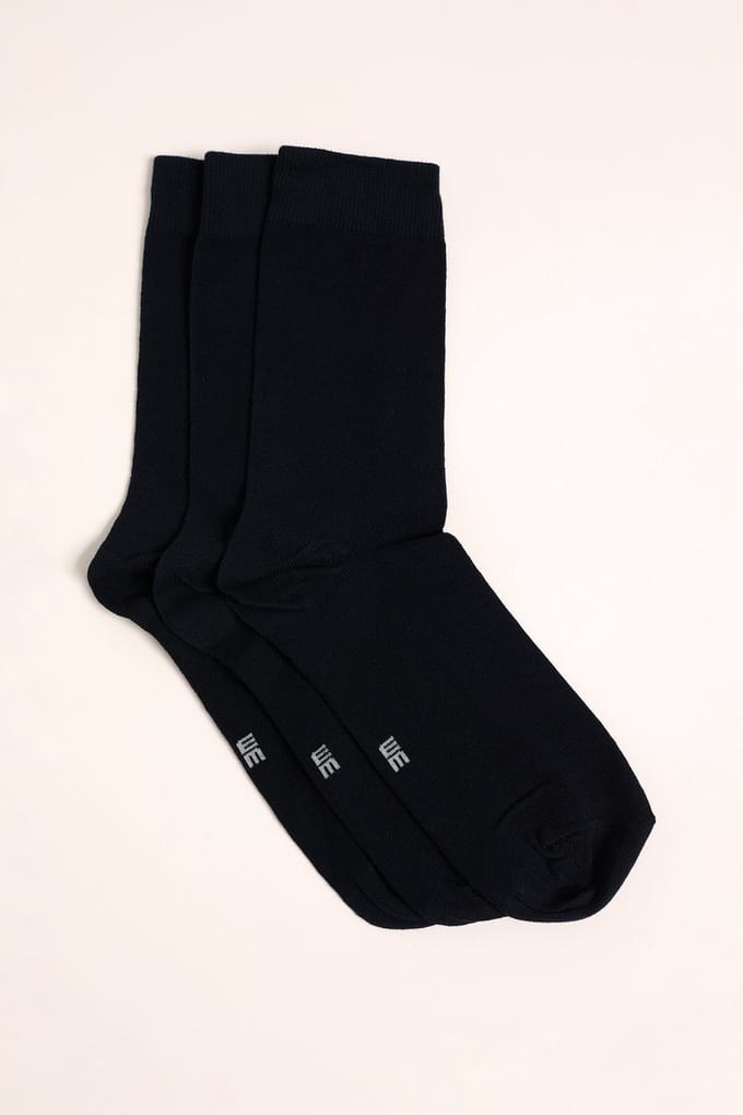 WE Fashion Heren sokken, 3 pack
