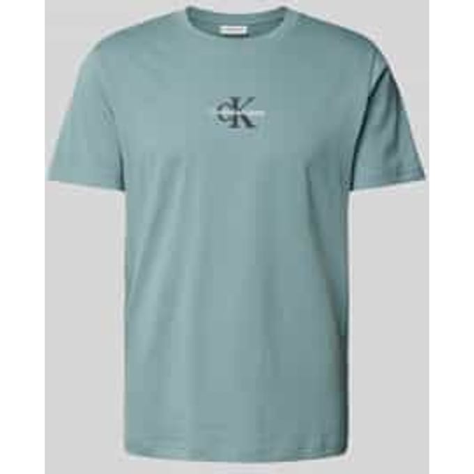 T-shirt met labelstitching