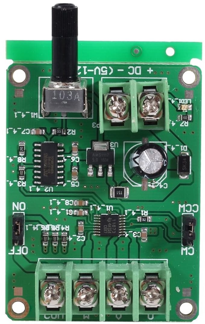 Dailygoody - Motor Drive Board - Sensorless Brushless Motor Controller - 9V-12V - Geschikt voor Elektronische Projecten - Efficiënte Sturing - Betrouw.