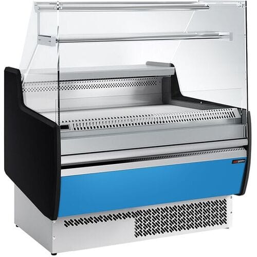 GGM Gastro Kühltheke - 990mm - 1 Ablage - Frontblende Hellblau