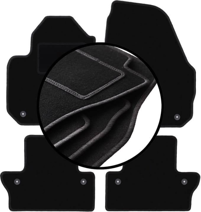 Complete set veloursmatten voor: Volvo XC60 I crossover (2008-2017)