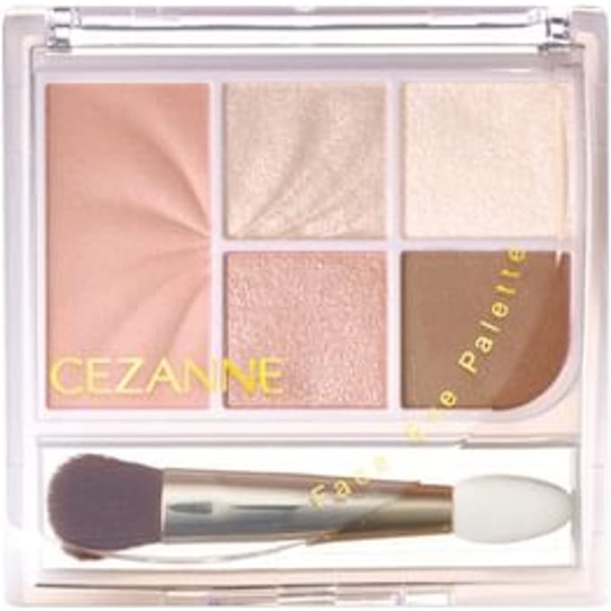 CEZANNE - Face Eye Palette 01 Pure Coral