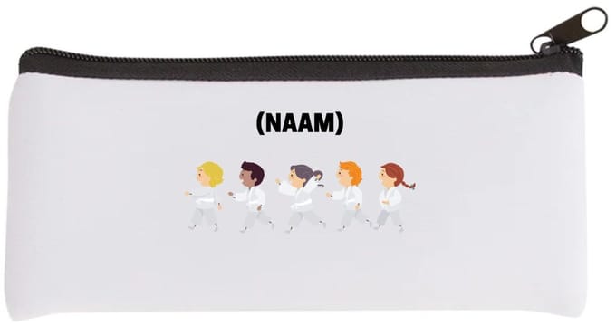 Akyol - karate met eigen naam Etui - Sport - karateka - sport - 20 bij 9 cm