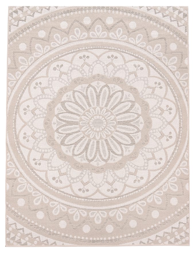 Binnen- en buitenkleed Breezy beige 60x100 cm