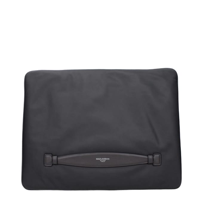 Dolce & Gabbana Grijze Stoffen Clutch Bag