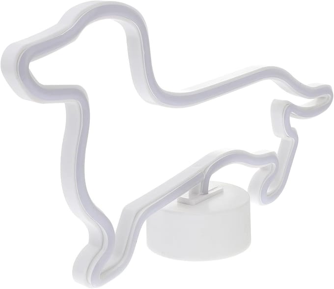 Neonlicht Hond - Teckel Bord - Decoratieve Verlichting - Compact Lichtbord - 425 cm Lengte