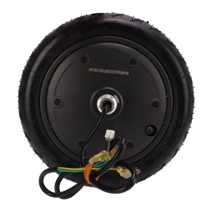 Elektrische Scooter Naafmotor Professionele Vervanging Scooter Motorwiel voor Elektrische Scooter 350W black