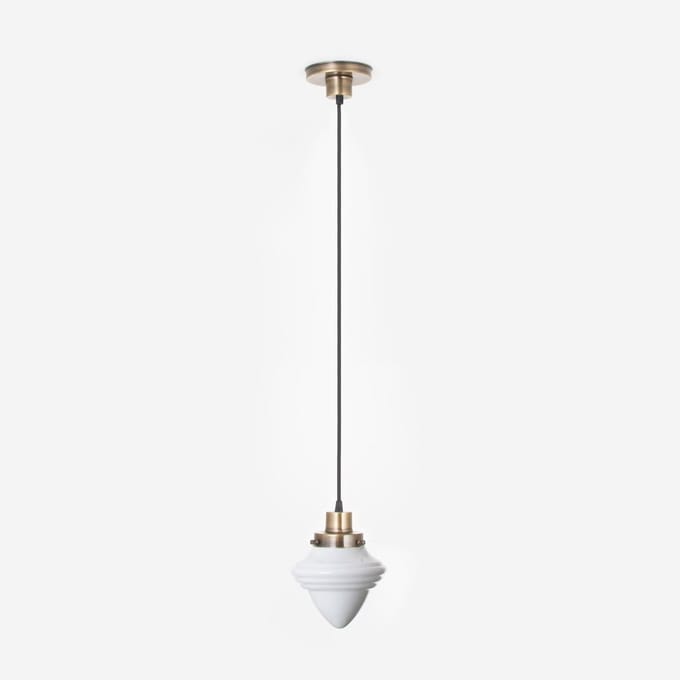 Hanglamp aan snoer Acorn Small 20's Brons - Art Deco Trade