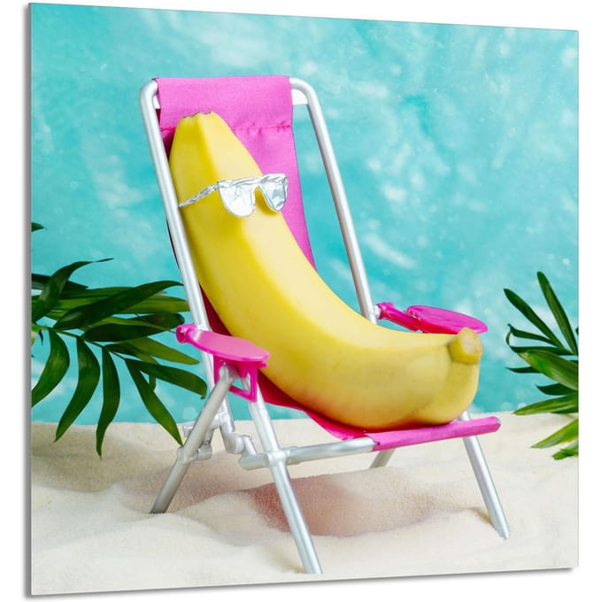 TMK ArtDeko - Snijplank - Banan - 60x65 cm - Glas
