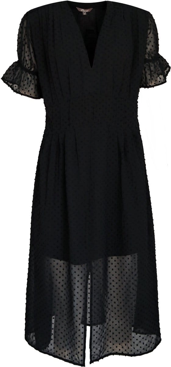 Princess goes Hollywood • zwarte midi jurk • maat 36