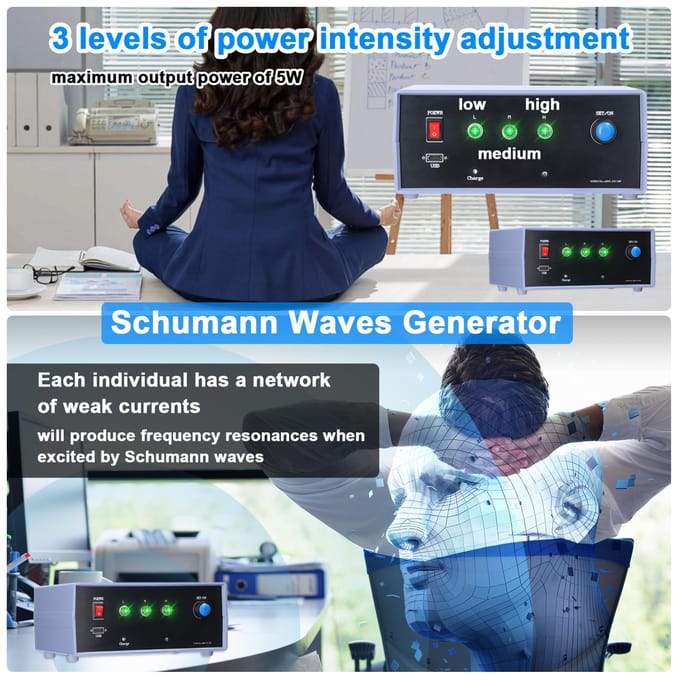 5W High Power Schumann Waves Generator Geluidsverbeterende Intelligentize Sinewave Generators Ingebouwde veelkleurig