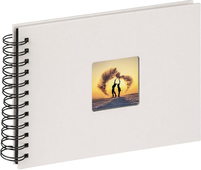 Walther SA-109-W Fun Wedding Selection - Spiraal album - Formaat 23 x 17 cm - Crème wit