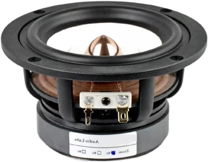 Full Range Speaker - Hifi Geluid - Muziek Luisteren - 30W Vermogen - 4 Inch - Zwart