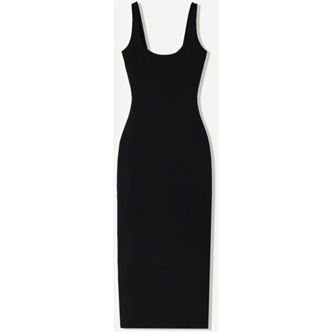 Bodycon Basis Midi Jurk