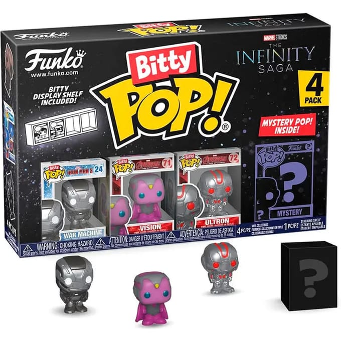 Figurine Bitty Pop Marvel The Infinity Saga Iron Man Funko Blister 4 (x4)