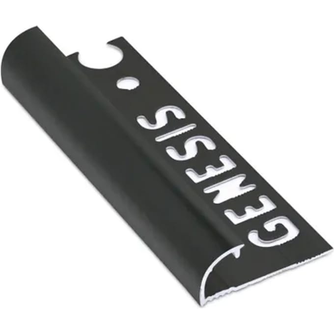 Genesis Hoekprofiel - Aluminium Zwart - 12x12mm 2,7m