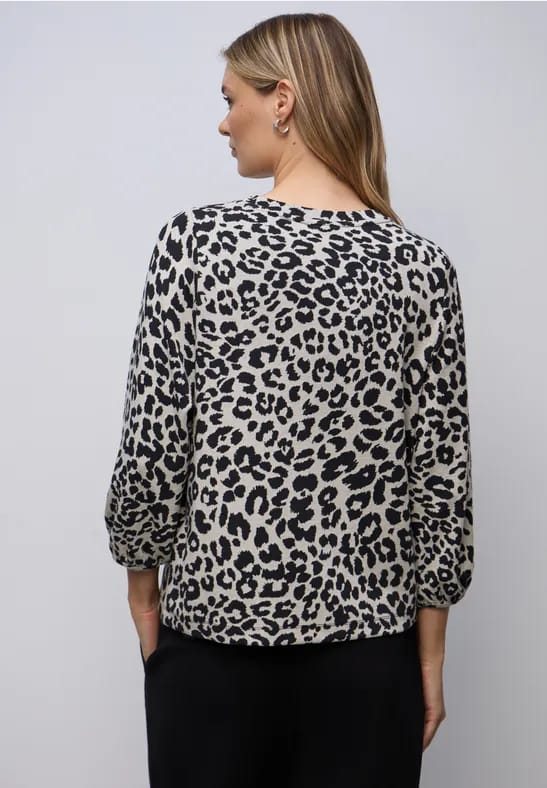 Gedessineerd jacquard shirt