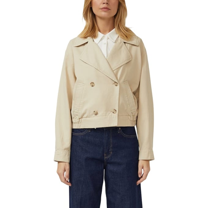 Trench coat in katoenmix relaxed fit dames s.Oliver
