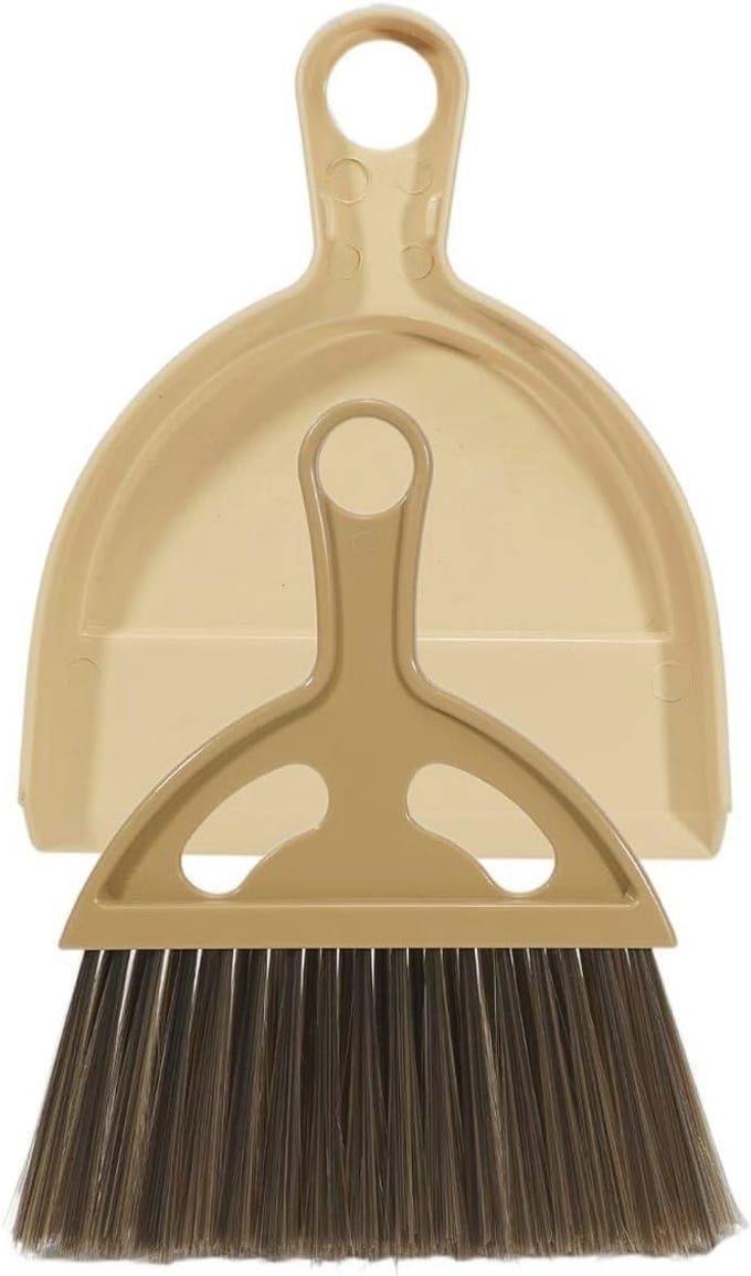 Draagbare Schoonmaakborstel en Mini Bezem Set voor Tafel, Keuken en Kantoor